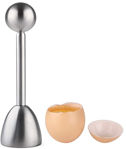 Egg Topper Cracker Stainless Steel Soft Hard Boiled Egg Cutter Opener