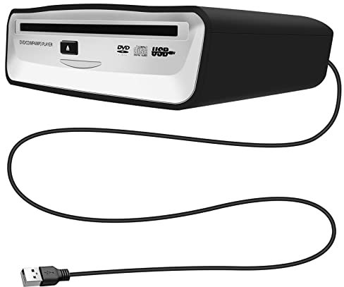 Iunipusy USB 2.0Schnittstelle Autoradio CD/DVD Dish Box Player Externe Stereoanlage für Android