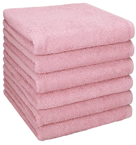 Betz Berlin 6er Pack Handtücher Set Handtuch Größe 50x100 cm 100% Baumwolle Lotus - Berlin