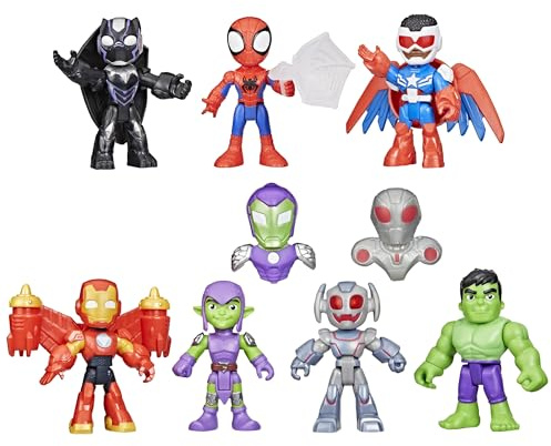 Spidey and his Amazing Friends Marvel, Iron Man and His Awesome Friends Spidey and Iron Man: Avengers Team-Up Collection, Red, Gold, Green, Black, Blue, White