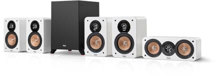 Teufel Ultima 20 5.1 Surround Sound Sistema di altoparlanti Subwoofer anteriore o downfire (opzionale senza fili), Bass reflex, HiFi Home Theater - Bianco