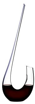 RIEDEL Winewings Dekanter, Einzelpackung, klares Kristallglas mit lila, handgefertigt