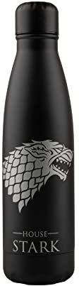 Cinereplicas Game of Thrones - Stark 500 ml Stainless Steel Insulated Water Bottle - Official Licence