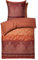Bassetti Tivoli Bettwäsche + 1 Kissenhülle, aus 100% Baumwollsatin, in der Farbe Rot R1, Limited Edition, Maße: 135x200 cm + 80x80 cm - 9326666