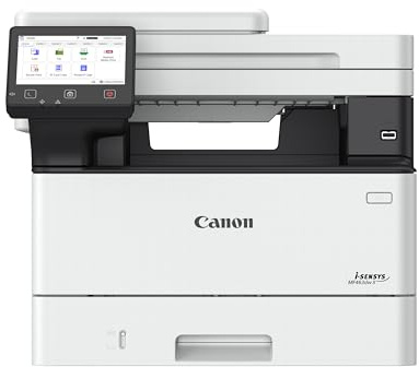 Canon i-SENSYS MF463dw II – Imprimante laser monochrome 3-en-1 sans fil – Impression, copie et numérisation A4 – Vitesse d’impression 40 ppm, numérisation 100 ipm – ADF recto verso – Écran tactile LCD