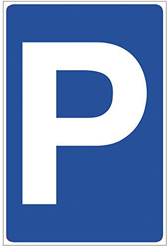 'Panneau PARKING Panneau – Parking en aluminium/Dibond 140 x 200 mm – 3 mm d'épaisseur