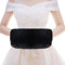 Kbnian Faux Fur Hand Muffs Frauen Faux Pelz Muffs (Schwarz)