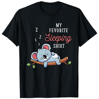 Ma Chemise De Nuit Préférée Pyjama Koala Endormi Dormir T-Shirt