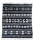 YAADU Afrikanische Decke 180x130cm - Sofadecke, Wohndecke aus Mikrofaser, Kuschlige Couchdecke, Tagesdecke, Wohndecke mit Muster, Hypoallergene Decke, Modell Mali (Schwarz-Weiß)