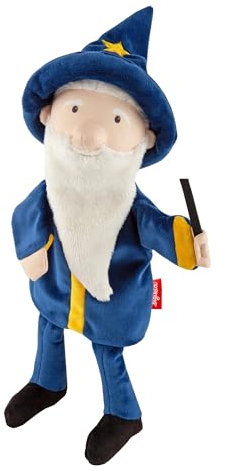 sigikid 43123 Handspielpuppe, blau/Zauberer, OneSize