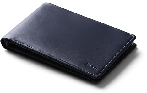 Bellroy Travel Wallet, Travel Document Holder (Passport, Tickets, Cash, Cards, and Pen) - Navy