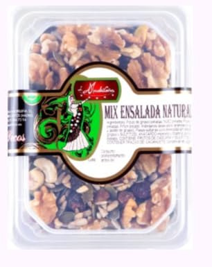 La Madrileña Mix per Insalate Naturale, Semi e Frutta Secca, 250 g, Confezione da 3