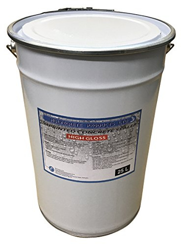 Imprinted Concrete Sealer - High Gloss Finish Pattern Imprinted Concrete Seal (25 Litres (With Anti-Slip))