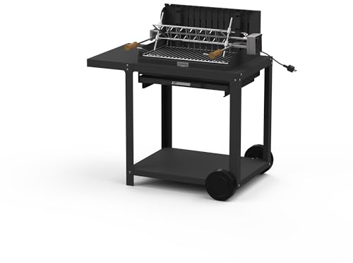 BARBACOA MENDY 54 x 32 NEGRO V2 + CARRO