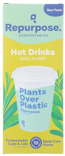 REPURPOSE Compostable Cups & Lids 10ct, 10 CT