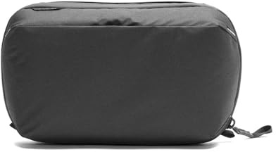 Peak Design Wash Pouch, Black, Weatherproof Travel Toiletry Bag, Upright or Hanging Dopp Kit with Pockets, Magnetic Toothbrush Pocket, Wide UltraZip Opening, Toiletry Bag for Men and Women