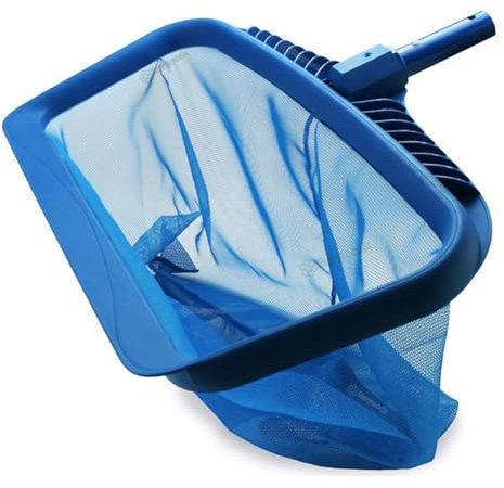 Épuisette De Piscine À Mailles Fines, Épuisette De Piscine sans Manche, Facile À Pelleter Les Bords, Épuisette Professionnelle pour Nettoyer L'étang La Piscine Le Parc Aquatique (43cm)