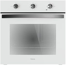 TEKA Horno Convencional 60cm, Sistema HydroClean, ThermoSeal, 3 Funciones, Bandeja Antivuelco, Acero Inoxidable Antihuellas, NEO HBB 5350 WH