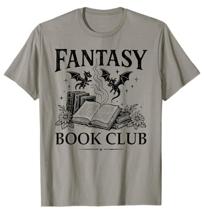 Dragon Fantasy Book Club Dragons and Books In My Fantasy Era T-Shirt