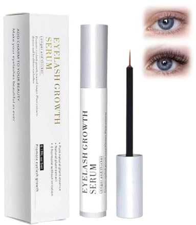 Wimpernwachstumsserum, Wimpernwachstum für NatüRlich, stärkeres reizfreies Wachstum, längeres, volleres, schützt und kräftigt die Wimpern 5ML