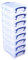 Really Useful Plastic Storage Box 0.75 Litre Clear (Pack of 8)