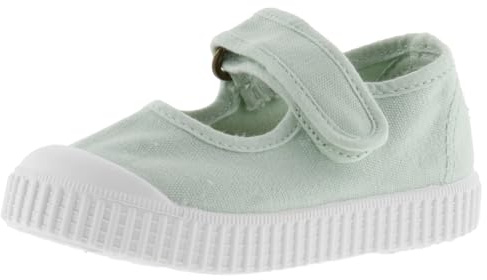 victoria Ballerine Unisex 1915 Tela Tinta Drec & Chiusura A Strappo & Punta Rinforzata 136605 per Bambini Melon 27