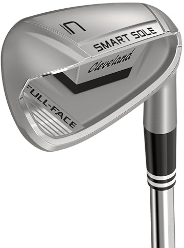 Cleveland Golf Smart Sole Full-Face Wedge, Satin, 58 Degrees, Steel, Right Hand