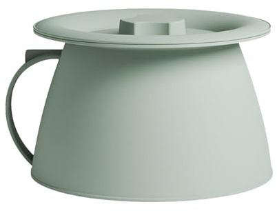 Chamber Pot | 1.5L Pee Pot With Lid And Handle for Men,Chamber Bucket for Men Youth Women Husband Daughter Son Wife Boys Family Friends Teens