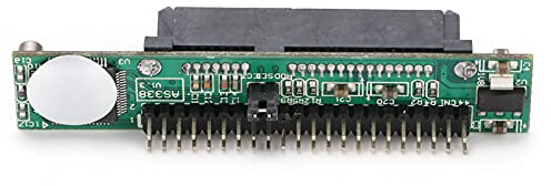 XinrZythrop Adaptador de SATA a IDE de 44 pines, convertidor de Serial ATA de 2,5 pulgadas a PATA, compatible con intercambio en caliente para ATA 66/100/133, no requiere alimentación externa