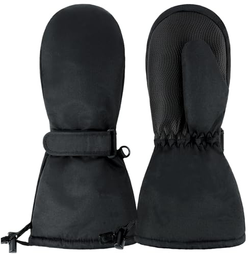 JANGANNSA Guantes Invierno Niño 1-6 Años Guantes Impermeables para Niños y Niñas Snowboard Guantes Calentadores