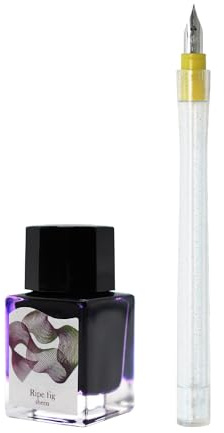 Sailor 10-0251-702 Fountain Pen Dip Pen Ink Set - Dipton + Hocoro - Leipe Fig/Scene Calligraphy