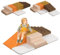 BanaSuper Montessori - Set di 6 mattoncini da costruzione in schiuma per bambini, misura XXL, per arrampicata, giocattoli giganti, parco giochi per interni, certificato EN71, custodia lavabile