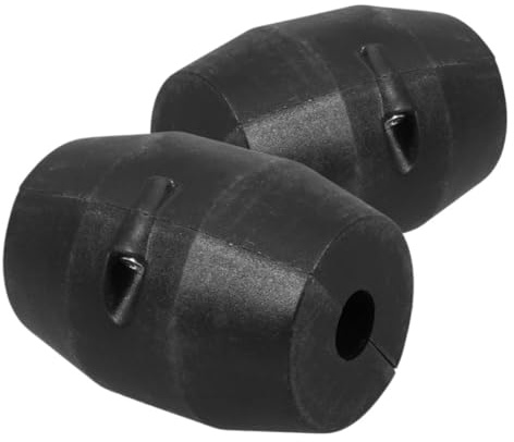 SHINEOFI Poids de Balle de Masse pour Robinet Cuisine, 2 Pièces, Plastique Noir, Diamètre Intérieur 10 Mm, Installation Facile pour Évier Cuisine Stable