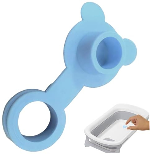 Xoeryoy Topper da Bagno per Vasca per Neonati, Tappo da Bagno in Silicone a trazione, Tappo da Riutilizzabile per Vasca con Un Diametro di Uscita dell'Acqua di 1, 18 Pollici &&