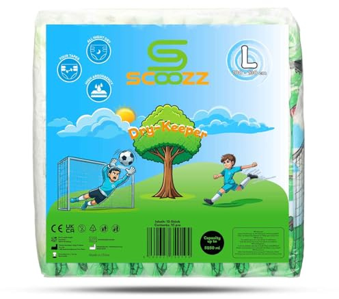 SCOOZZ Dry-Keeper Gr. L - 10 Windeln Inkontinenz Erwachsenenwindel