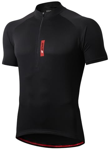FEIXIANG Maglia Ciclismo Maniche Corte,Maglietta Mountain Bike Uomo Asciugatura Veloce T-Shirt off-Road Sportswear Estate