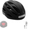 Fahrradhelm für MTB Radfahren mit rotem Warnlicht + weißem Frontlicht. Fahrradhelm, Scooter, MTB, leicht mit herausnehmbarem Innenfutter, PC + EPS-Schale, 20 Belüftungsöffnungen und USB-Kabel.