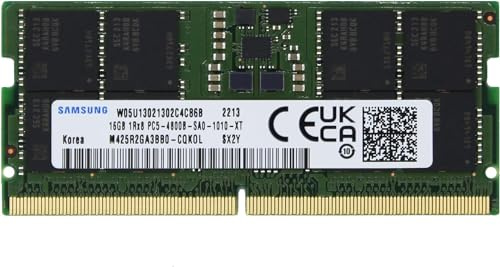 16GB DDR5 4800MHz PC5-38400 SODIMM 1Rx8 CL40 1.1V Laptop Notebook Memory Upgrade RAM Compatible M425R2GA3BB0-CQK