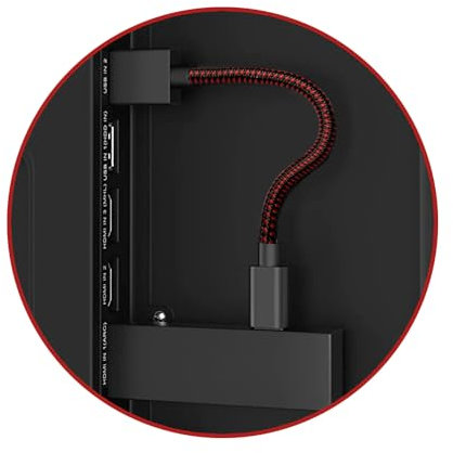 USB Power Adapter for FireStick, Cable Cord Plug Replacement, Powers Amazon Fire Stick Directly from TV USB Port Eliminating Charger (2 Pack, 20cm)