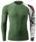 HUGE SPORTS Badeshirts für Männer UPF 50+ Schnelltrocknende Kompression Langarm Herren Rash Guard GuanYu L