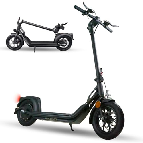 IMLEX E-Scooter Elektroroller mit Straßenzulassung (ABE) – 20 km/h, 400W Motor, 12 Zoll Luftreifen, LED Display & Beleuchtung, Klappbar