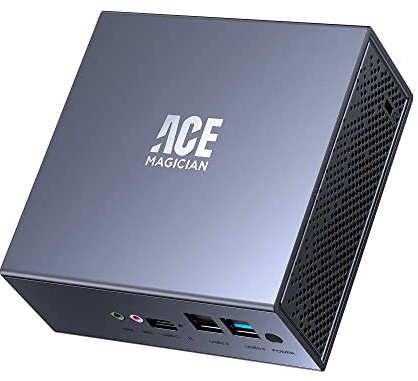 ACEMAGICIAN AD03 - Mini PC - 12ème génération Alder Lake - 95 (jusqu'à 3,40 GHz) - 16 Go DDR4 512 Go SSD Business - Avec Win 11 Pro