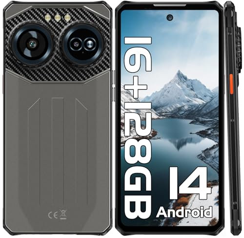IIIF150 Outdoor Smartphone Android 14, Air3S 16GB+128GB/1TB Outdoor Handy Ohne Vertrag, 6.6“ HD+ 90Hz Baustellenhandy, 5500mAh, 16MP Kamera, LED Licht/4G Dual SIM/IP68/OTG/FACE ID/IIIF150