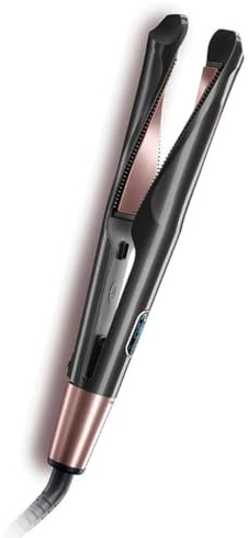 YIXANNX Raddrizzatore dei capelli professionale per donna Bigodino per la casa Salone del barbiere Forniture per la bellezza del per acconciature regolabili 2 in 1