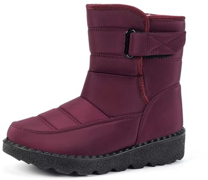Stivali Trekking Uomo Pelosi Anfibi Donna Neri Gambale XXL Pioggia di Gomma Autunno Inverno Scarpe