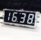 4 Stellige DIY LED Digitaluhr Kit, LED Uhr mit Uhrzeit/Temperatur/Datum Anzeigen, Automatischer Lichtsteuerung, Schlichte Digital Uhr Bausatz für Anfänger und Elektronik-Profi(Weiß)
