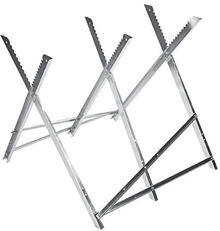 RONGJJ Sierra Plegable Caballo Soporte De Corte De Troncos Banco De Trabajo De Acero DIY Carpintero Sierra Plegable Herramientas De Caballo para Taller En Casa Capacidad De 150 Kg
