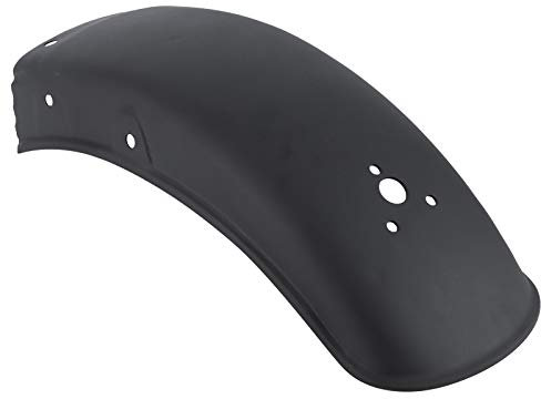 Tomotato Motorrad Kotflügel, Vorne Heckfender Universal Motorrad Frontfender Schmutzfänger Zubehör Retro Mattschwarz Kotflügelabdeckung Edelstahl Kotflügel