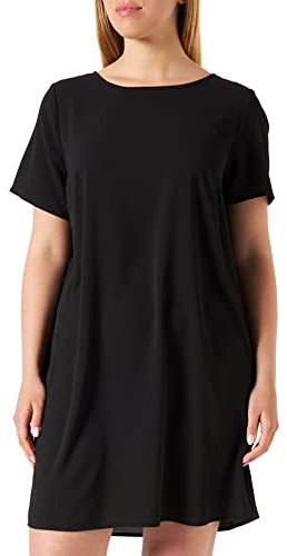 ONLY CARMAKOMA Damen Carlux Tunic Dress Wvn Noos Blusenkleid, Schwarz, 50 EU