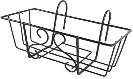 Yardwe 1pezzi Portaoggetti Da Appendere Per Fioriere Scaffale Decorativo Per Piante Ferro Rack Per Fiori Da Balcone e Giardino Stile Moderno e Funzionale Per Casa e Ufficio